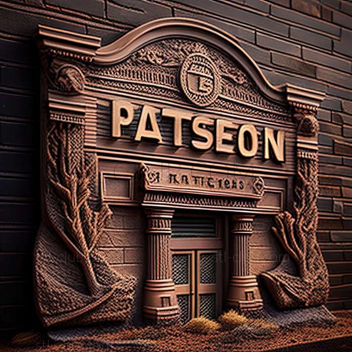 3D model Paterson New Jersey (STL)